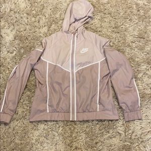 Pink nike windbreaker
